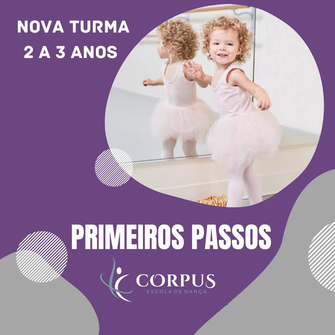 Nova turma - Ballet Primeiros Passos - 2 a 3 anos
